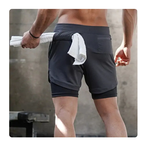 2 in 1 Workout Shorts