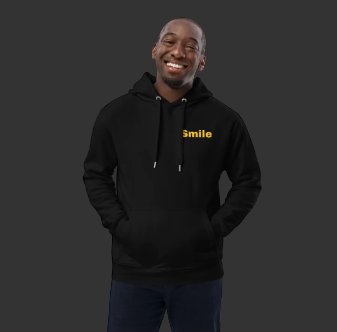 Unisex "Smile" Premium Eco Hoodie