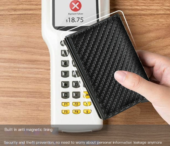 RFID-Blocking Carbon Fiber Wallet