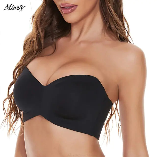 Strapless Non-Slip Push Up Bra