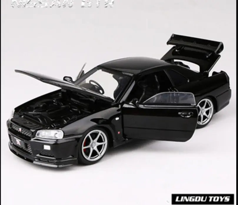 Nissan Skyline Ares GTR R34 Alloy Model Car