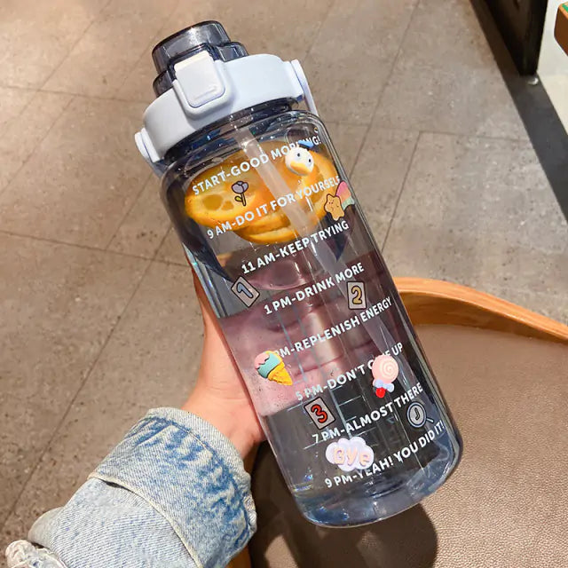 2L Time Scale Reminder Water Bottle