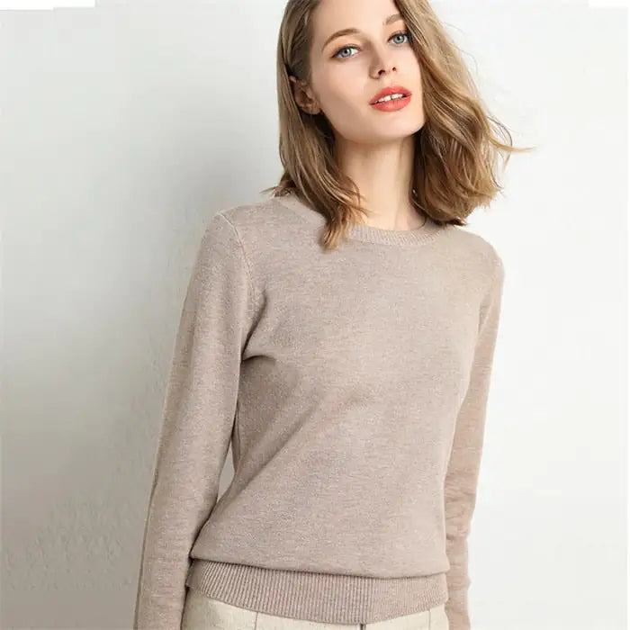 Women's Knitted Pullover Sweater