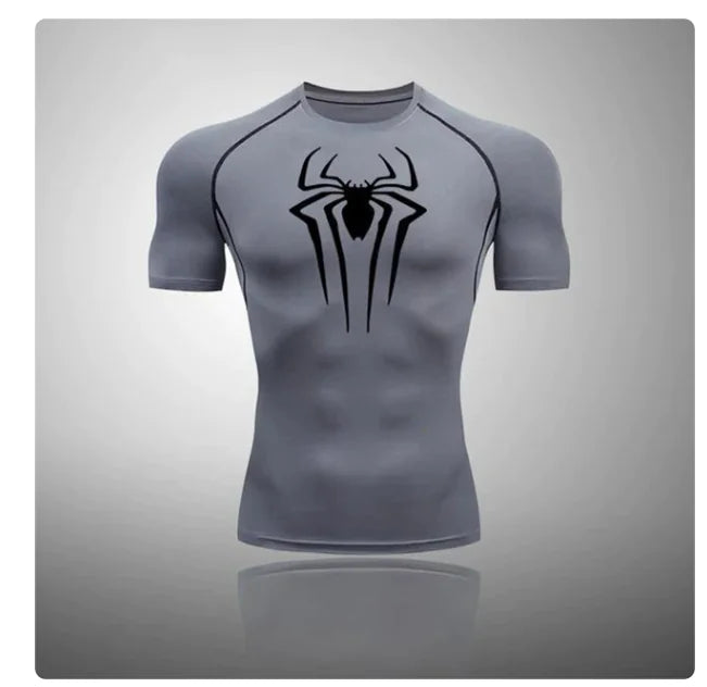 Men's Athletic Compression Spider Shirts