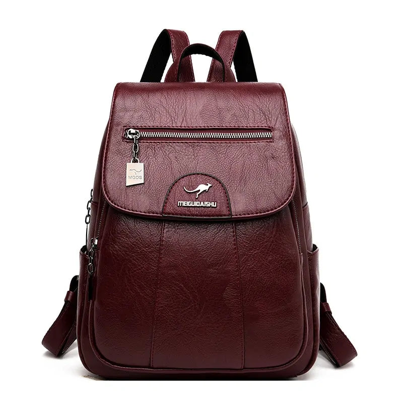 High Quality Leather Backpack