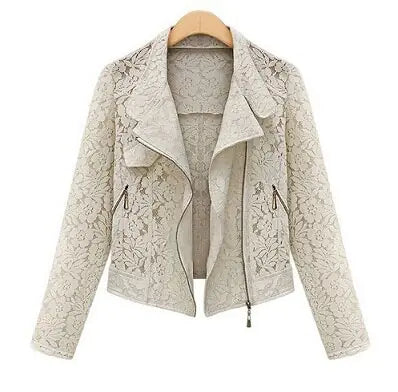Autumn Lace Biker Jacket