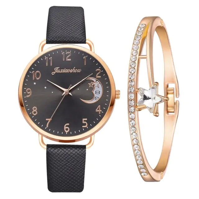 Moon Numbers Bracelet & Watch Set