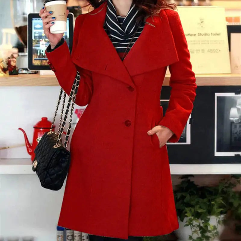 Women's Long Cashmere Coat