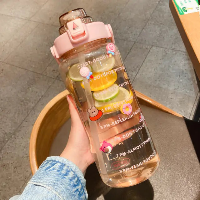 2L Time Scale Reminder Water Bottle