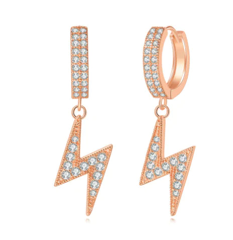 Dangling Lightning Earrings
