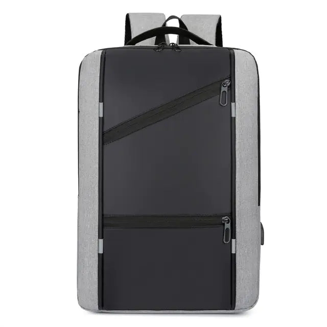 Casual Waterproof Backpack with USB Port