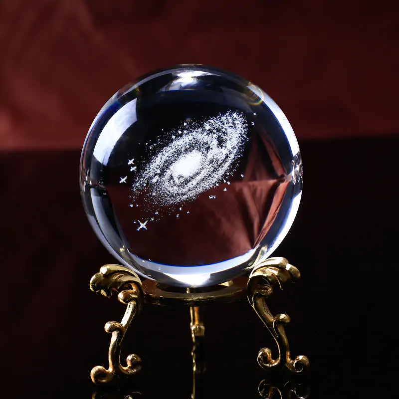 Miniature Galaxy 3D Crystal Ball