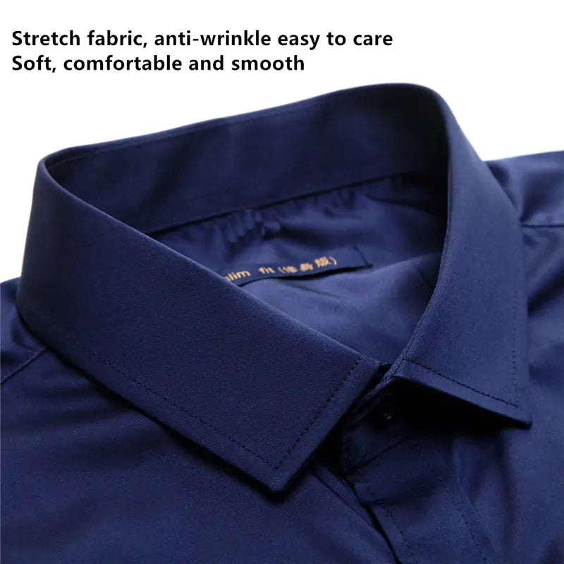 Anti-Wrinkle Men's Button-Up Shirt