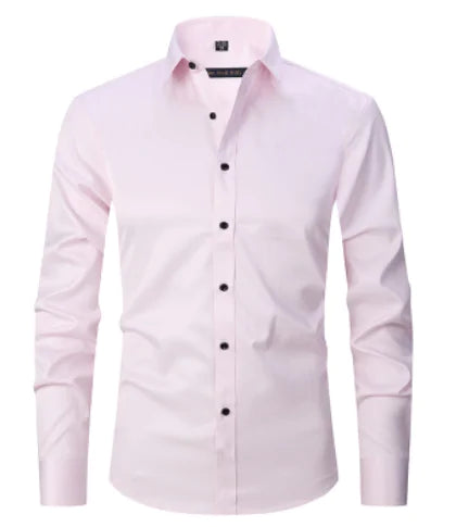 Anti-Wrinkle Men's Button-Up Shirt