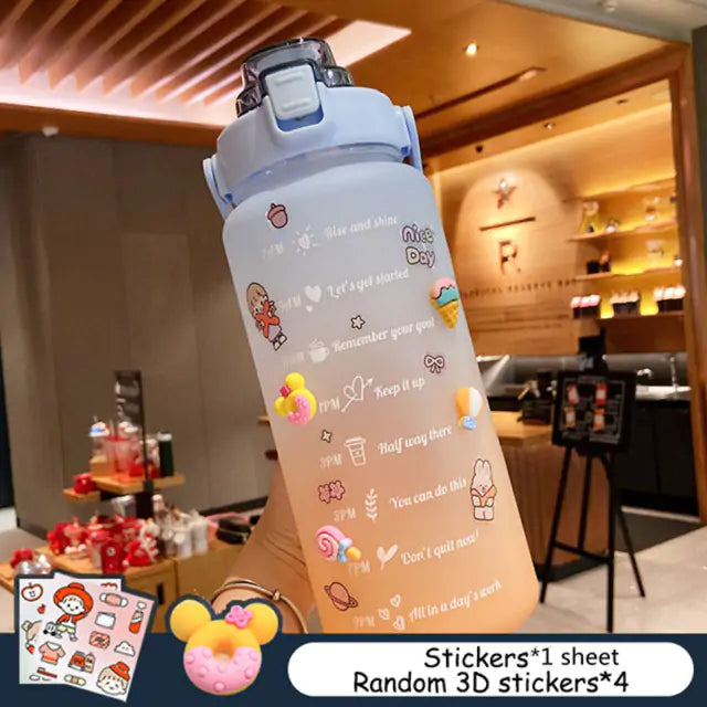 2L Time Scale Reminder Water Bottle