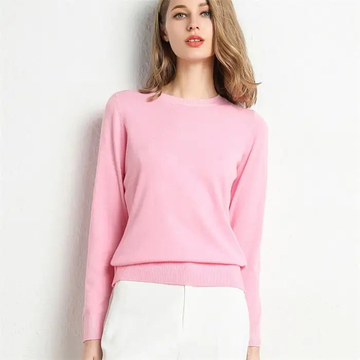 Women's Knitted Pullover Sweater