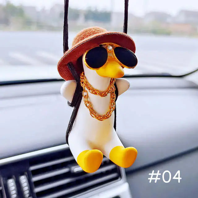 Hanging Duck Car Ornament