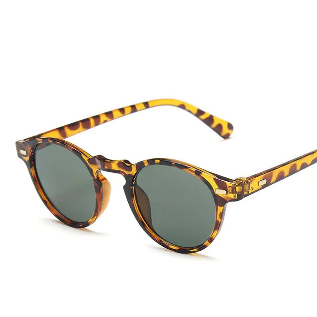 Small Leopard Frame Sunglasses