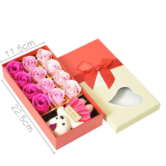 Soap Rose Gift Set