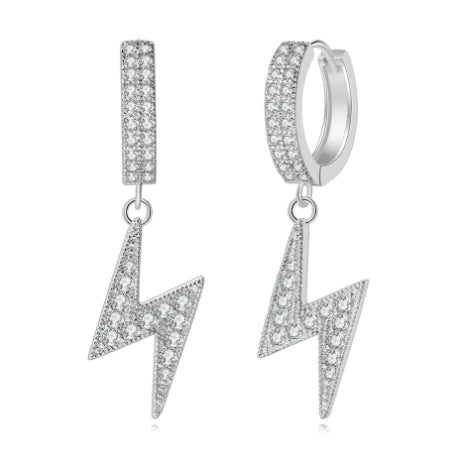 Dangling Lightning Earrings