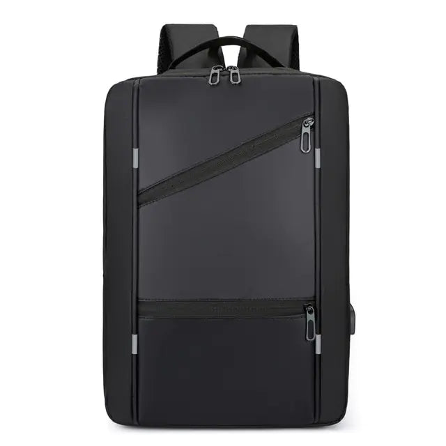 Casual Waterproof Backpack with USB Port