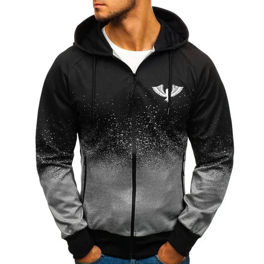 Men's Casual Zip-Up Sweatshirt