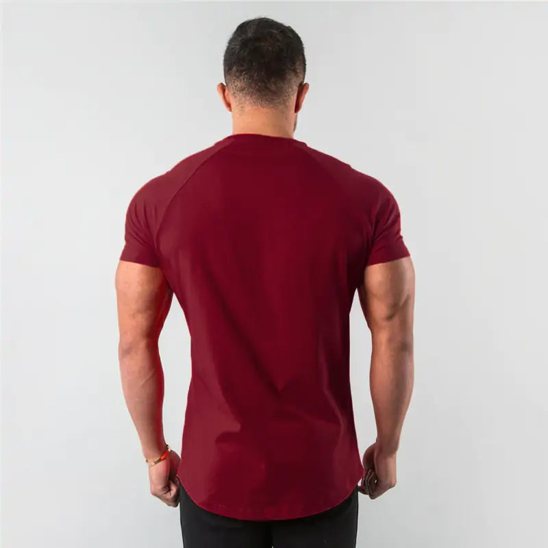Men's Solid Gym T-Shirt