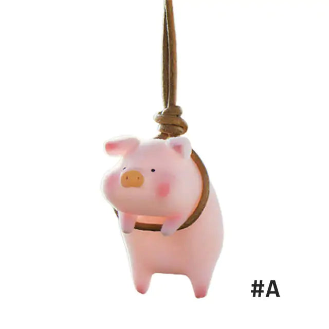 Pig Swing Car Ornament