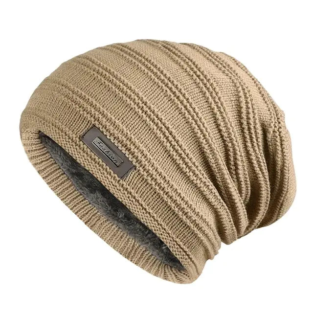 Fleece Lined Knitted Beanie