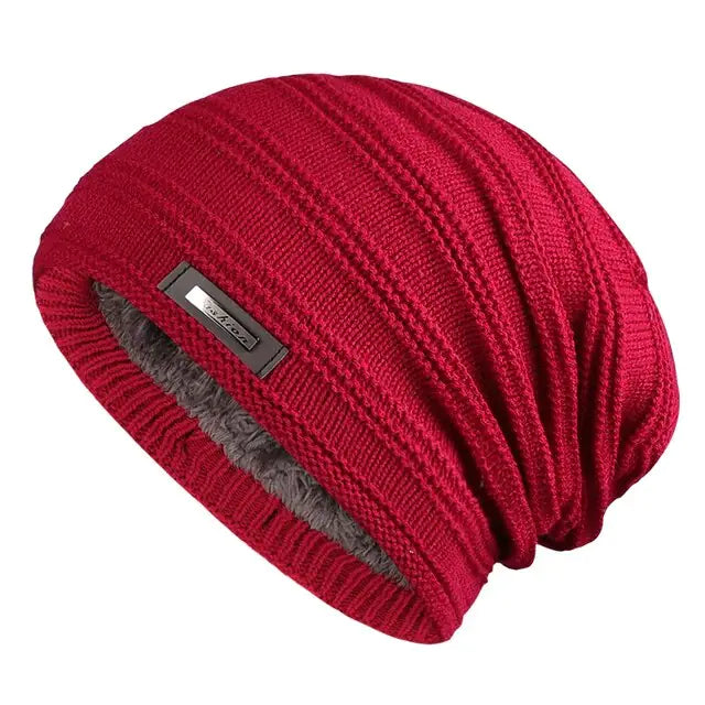 Fleece Lined Knitted Beanie