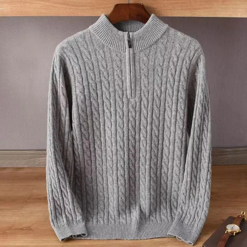 Men's Cashmere 1/4 Zip Sweaters