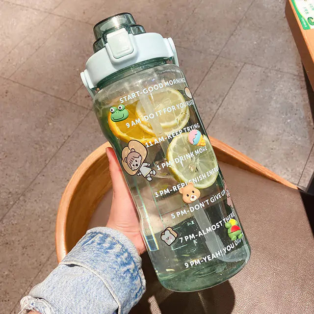 2L Time Scale Reminder Water Bottle