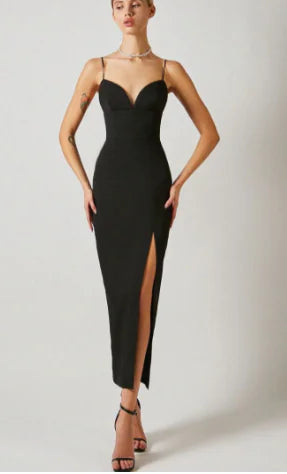Sleeveless Slit Dress