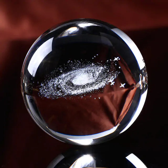 Miniature Galaxy 3D Crystal Ball