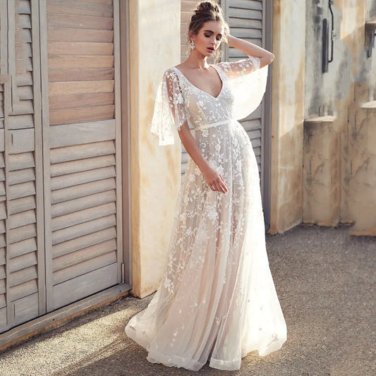 Enchanted Garden Lase Wedding Gown