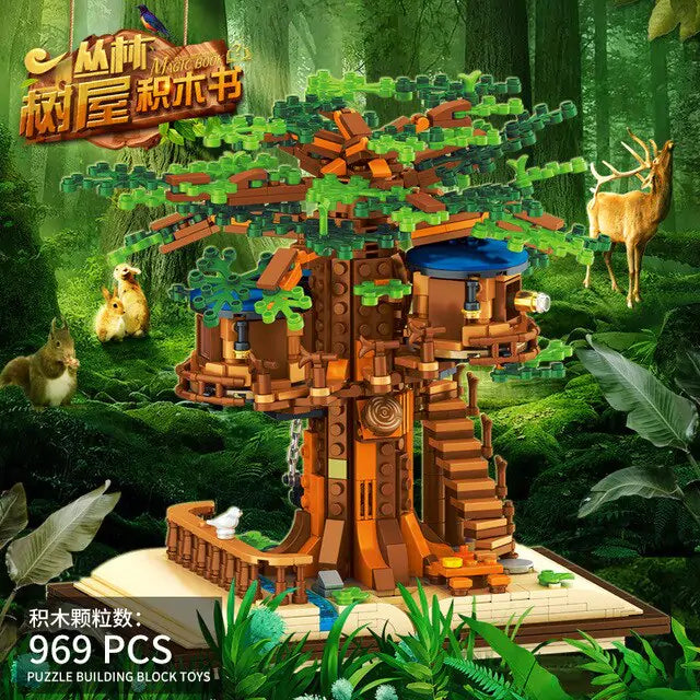 Jungle Tree House Building Blocks