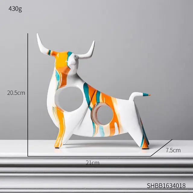 Graffiti Cow Figurines