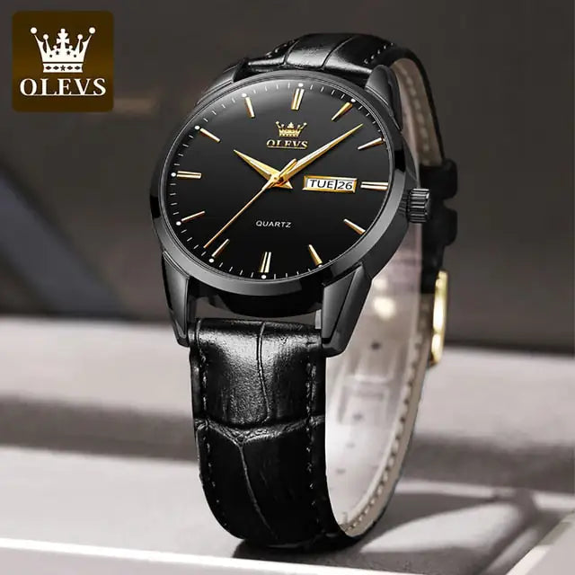 OLEVS Leather Watch