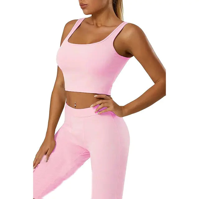 Cropped Tank Top & Leggings Set