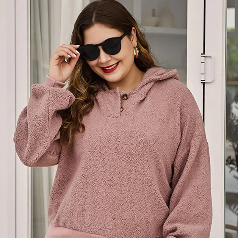 Women's Plus Size Casual Hoodie