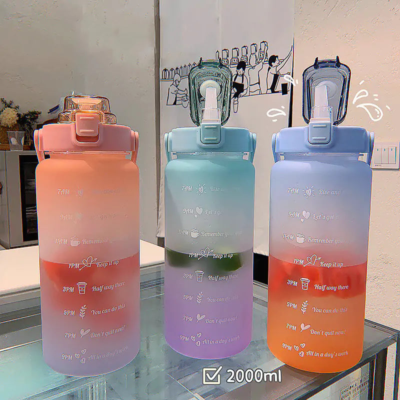 2L Time Scale Reminder Water Bottle