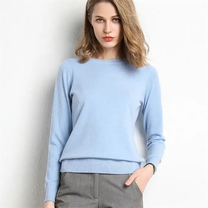 Women's Knitted Pullover Sweater