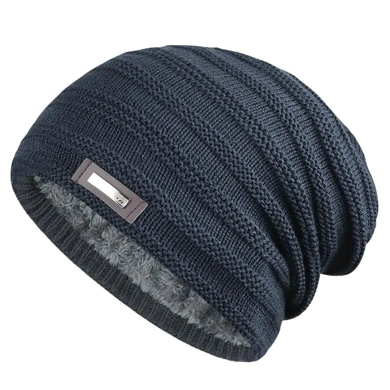 Fleece Lined Knitted Beanie