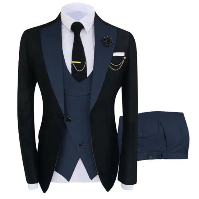 Fitted 3 Piece Tuxedo Set