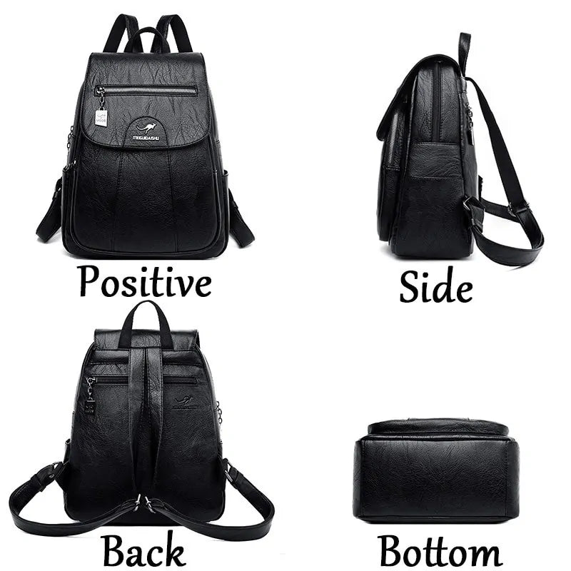 High Quality Leather Backpack