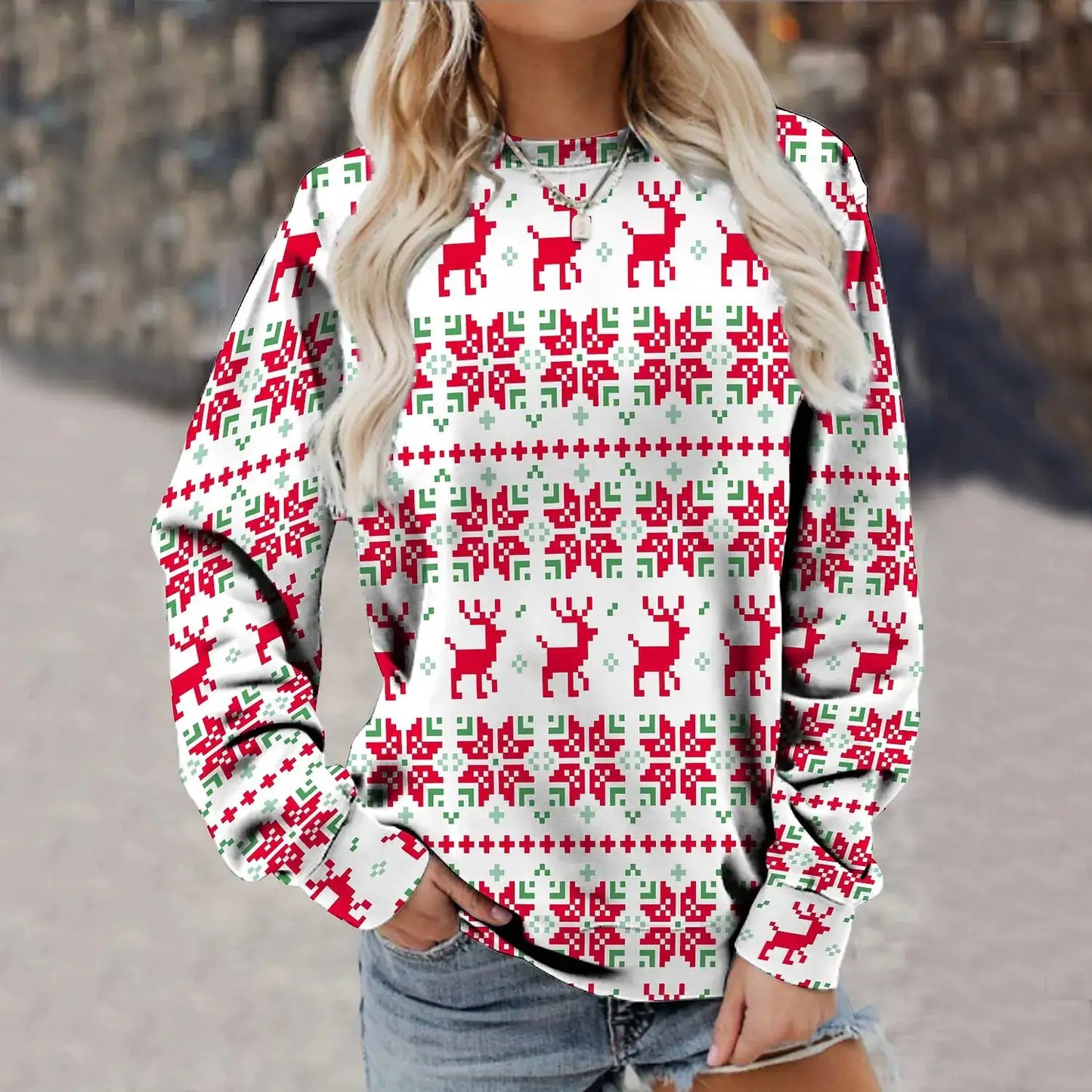 Women's Christmas Pattern Sweater