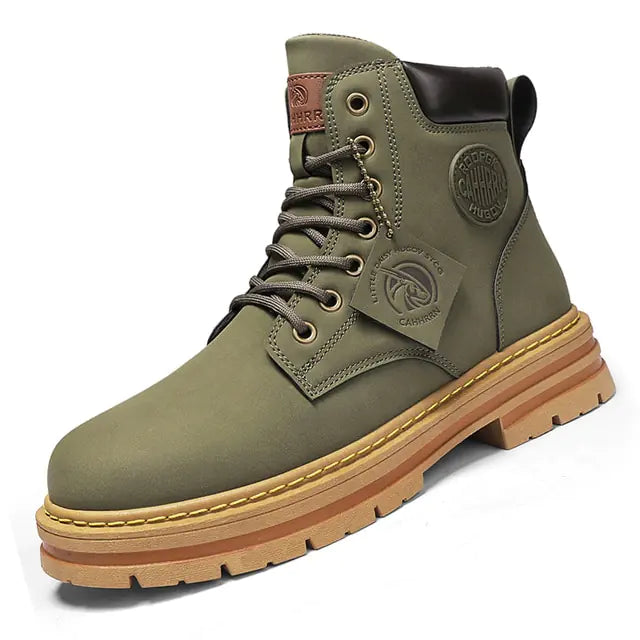 Men's High Top Leather Boots