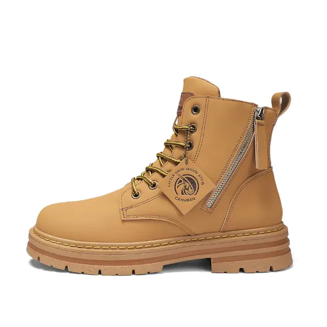 Men's High Top Leather Boots