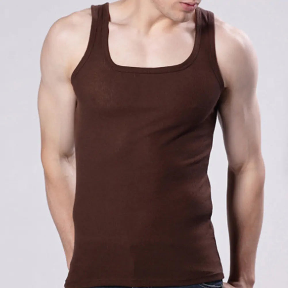 Men's Solid Colored Tank Top