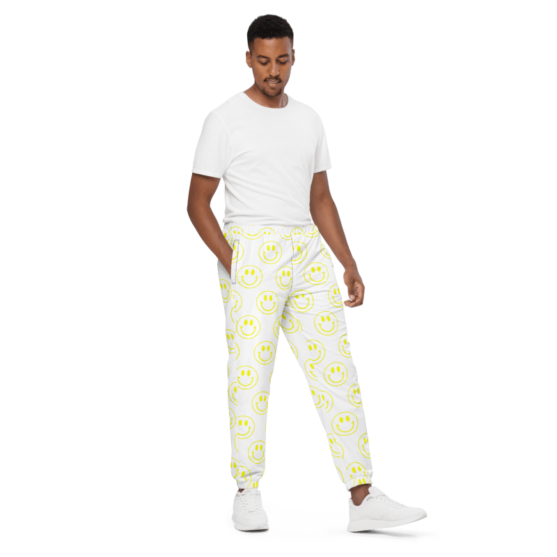 All-Over Smiley Face Unisex Track Pants